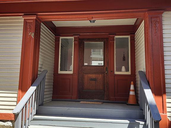 Entrance to first floor apartment.