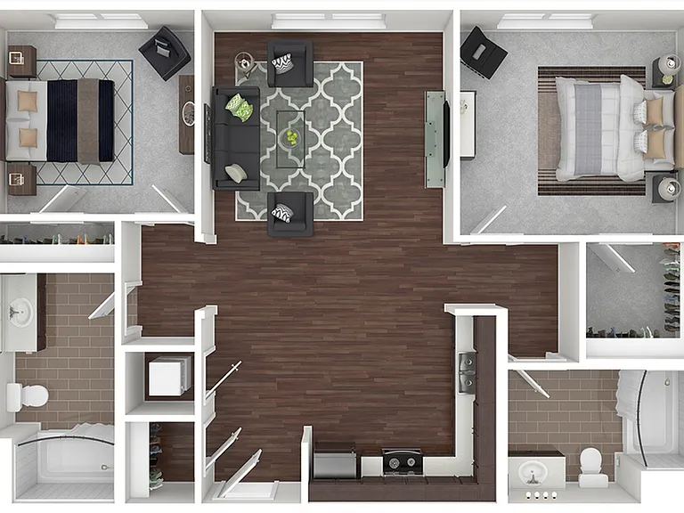 B2.1 2 Bedroom 2 Bath B2.1 2 Bedroom 2 Bath