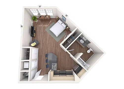 Floor plan Cloister