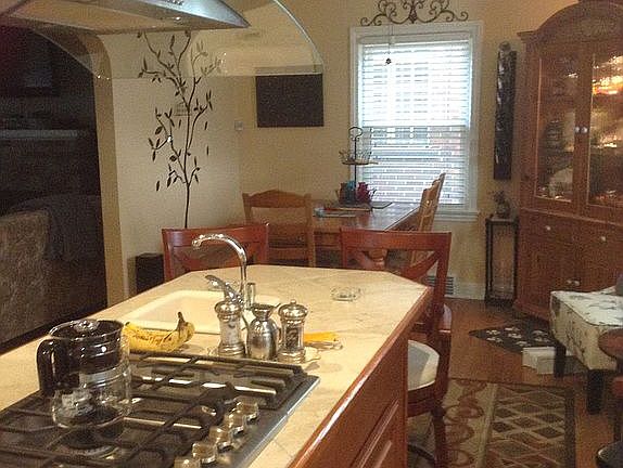 Going into dining room