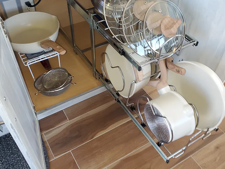 Pots and pans for 2 burner induction stovetop. NO OVEN