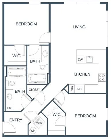 Floor plan Conrad MFTE