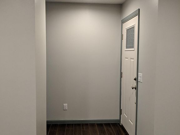 View from the living room in to the front entrance