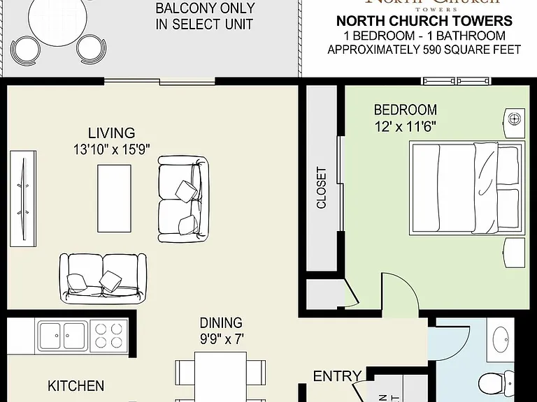 North Church Towers Apartments — Photo 24