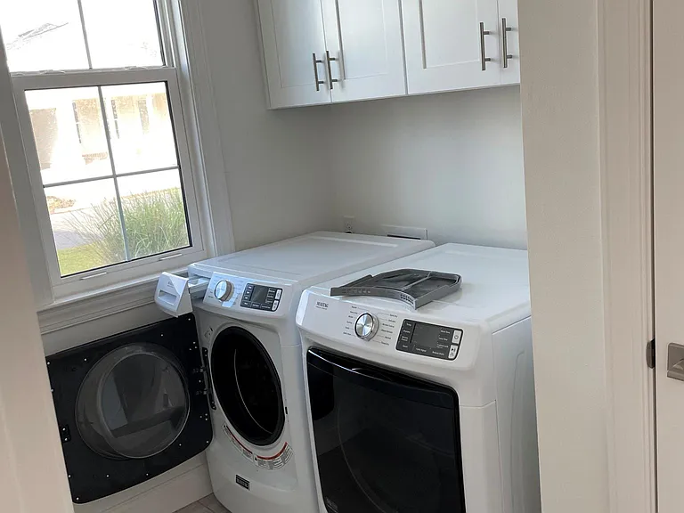 Laundry upgraded cabinets