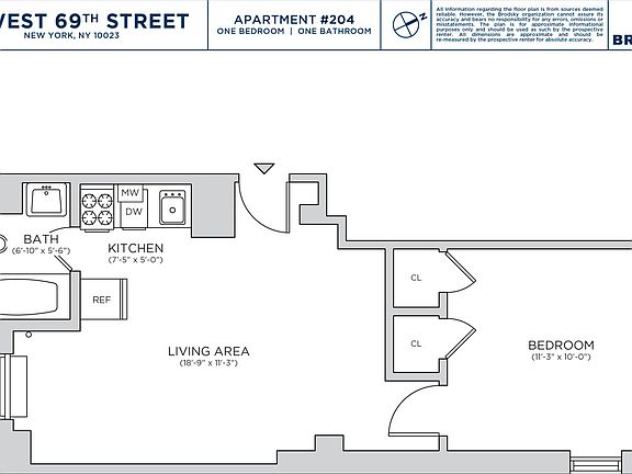 2nd image of 19 W 69th St APT 204