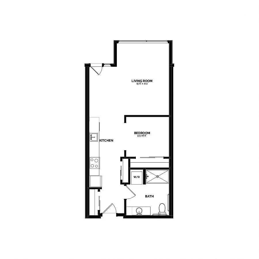 Floor plan LW-1 Live-Work