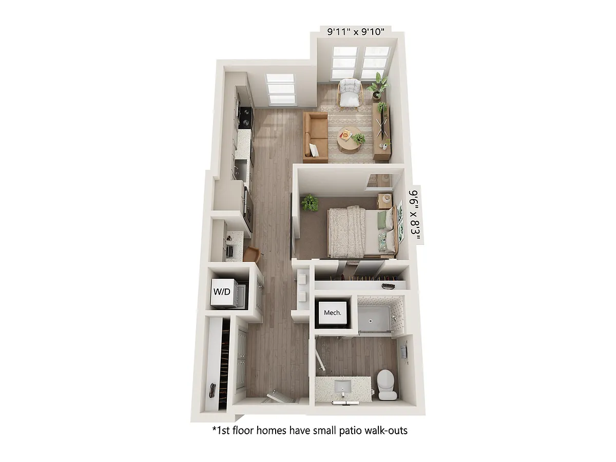Floor plan E1