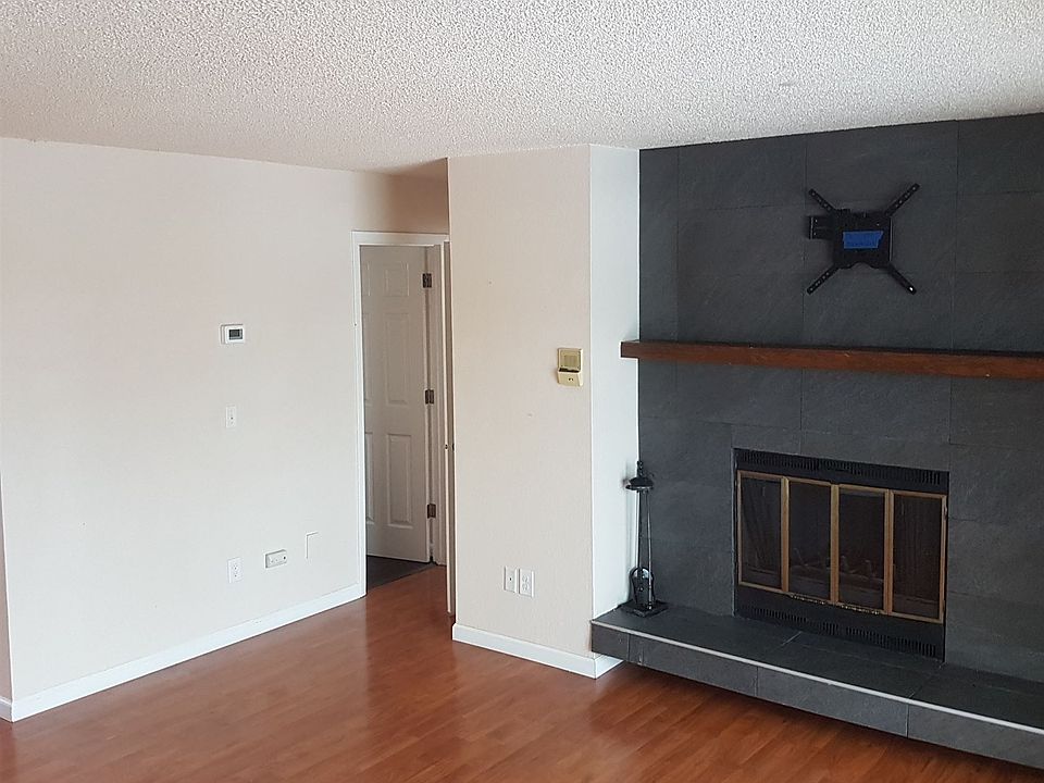 Living room - bathroom door in background