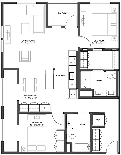 Floor plan B50