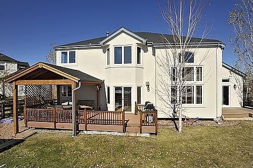 Back of House with Deck