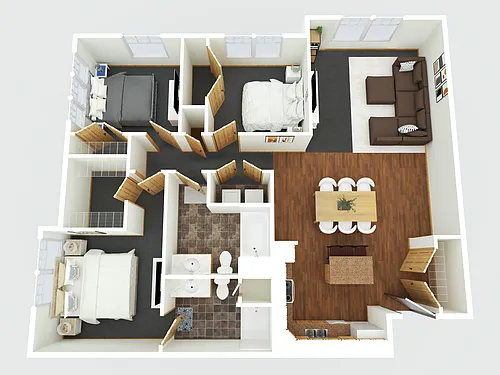 Floor plan 3 Bedroom