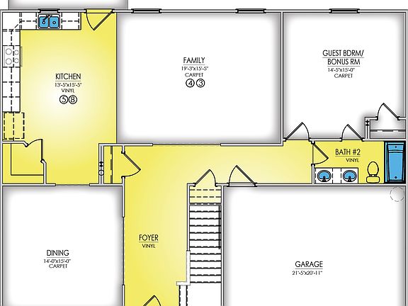 Main Level - Elevastions FG