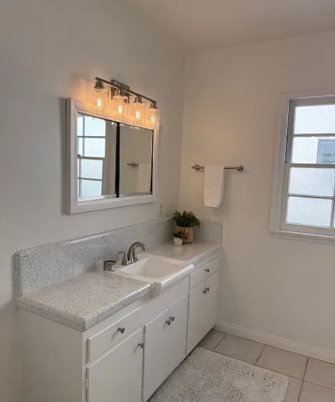 bathroom 2 is a good size with tub/shower combo