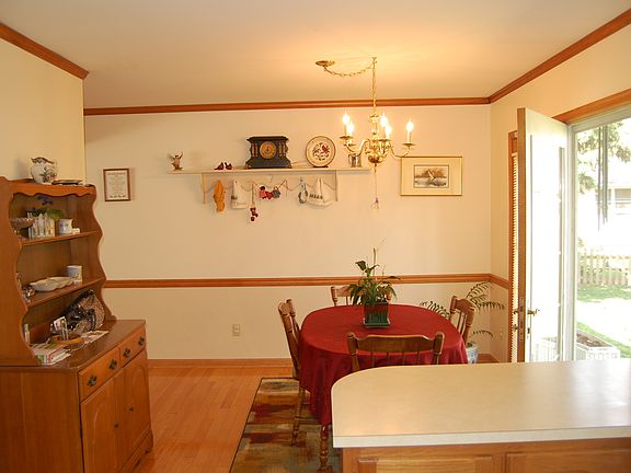 Dining area off of kitchen