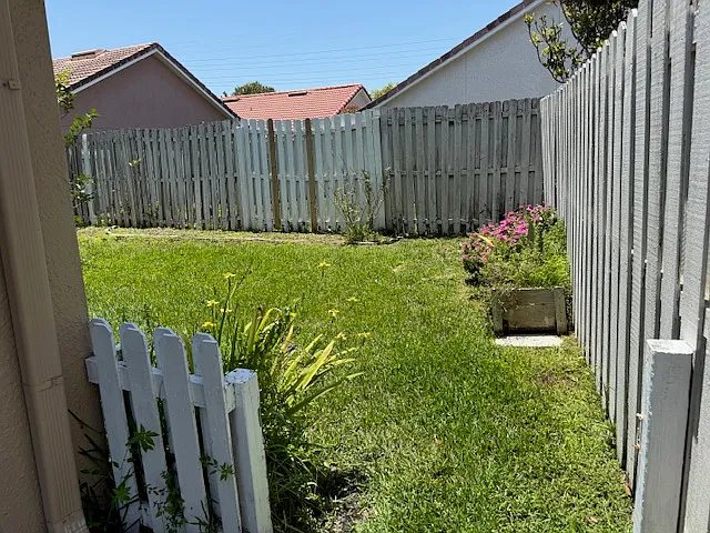 Fenced Back Yard 3