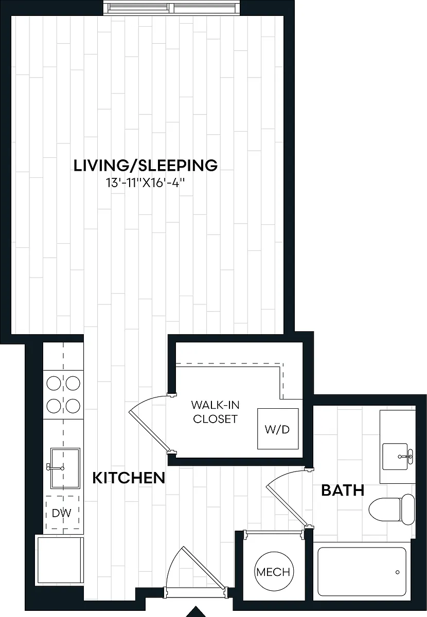 Floor plan Studio-S4