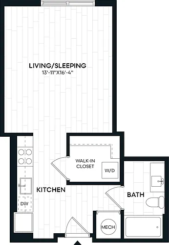 Floor plan Studio-S4