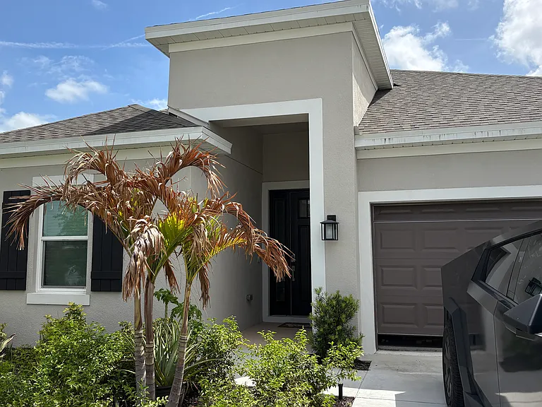 Front of the house