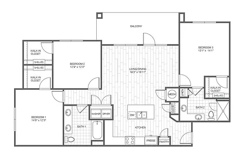 Floor plan C1