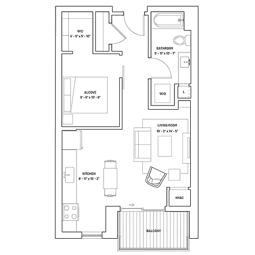 Floor plan Cove 8