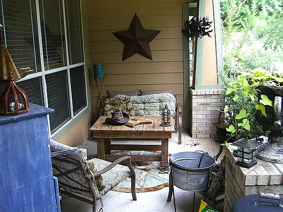 Private porch for relaxing