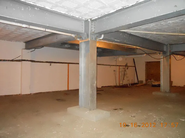 Indoor Parking Garage spaces.