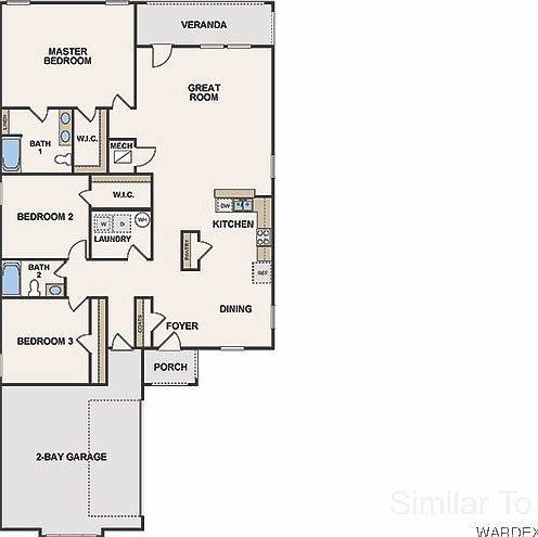 2nd image of 4636 S Lindero Drive
