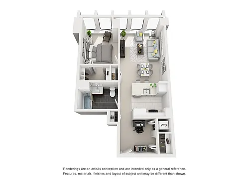 Floor plan 1 Bedroom
