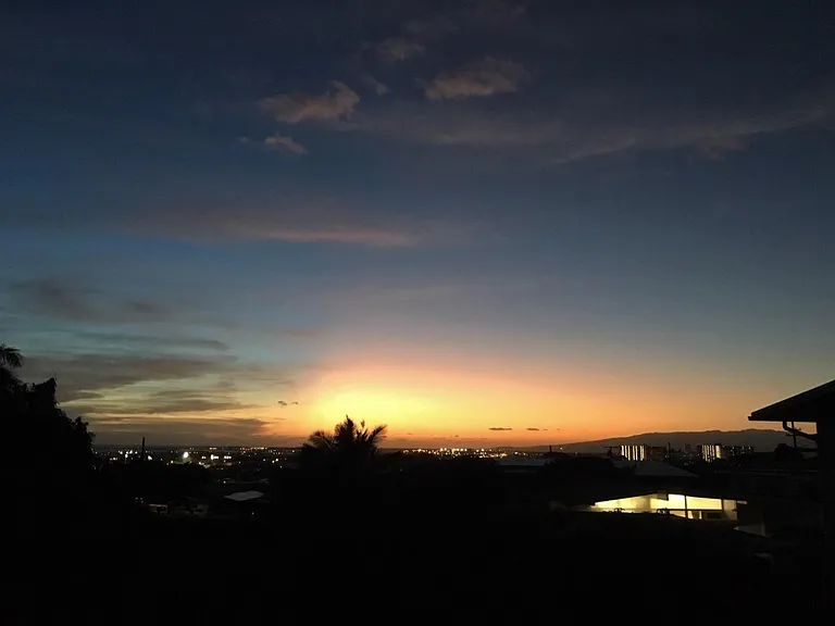 Neighborhood sunset