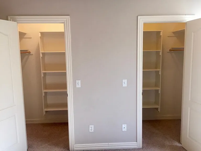 Master Bedroom Two Walk in Closets
