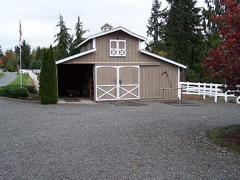 Horse barn