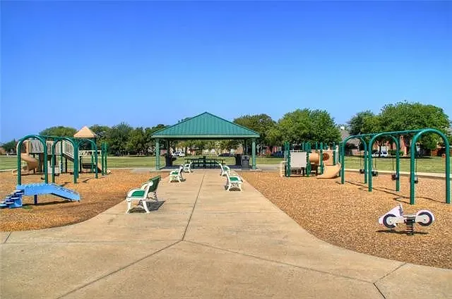 Children's play area at Heritage yards across the street.