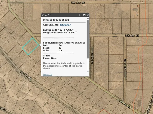 Balso Road Northwest NW, Rio Rancho, NM 87144