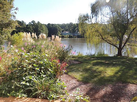 Back yard with garden area