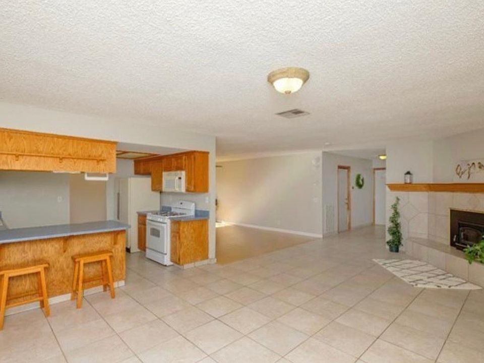 Living room and kitchen