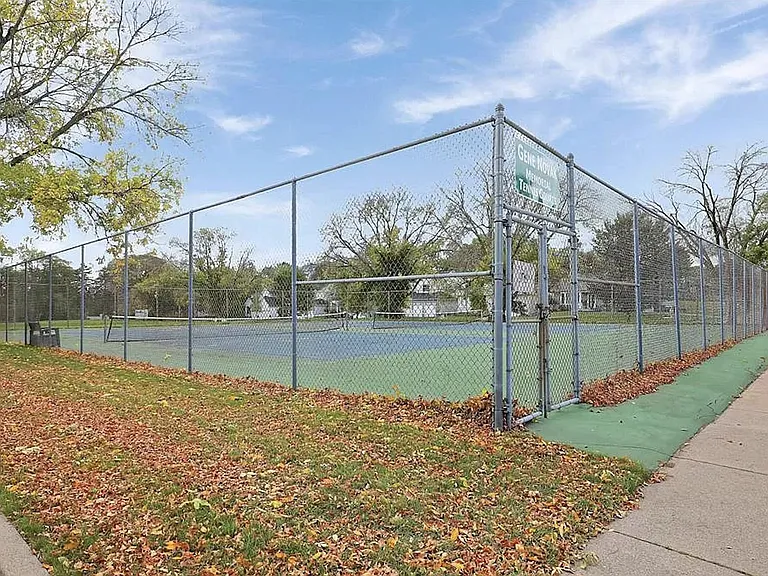 tennis courts