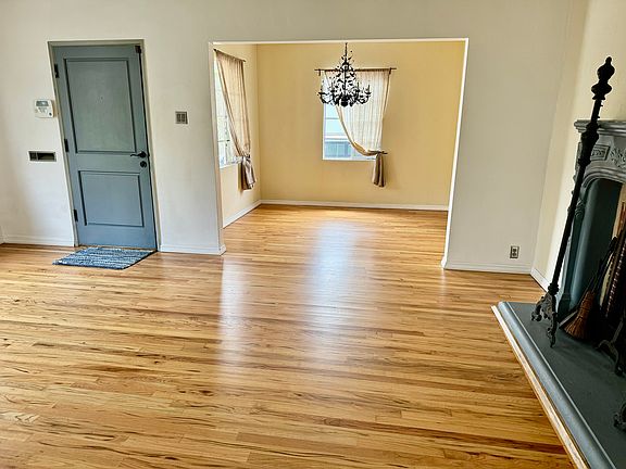 Living room and formal dining room