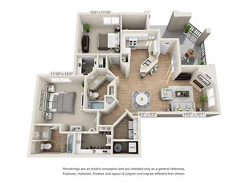 Floor plan Blue Ridge - Arapahoe Ridge