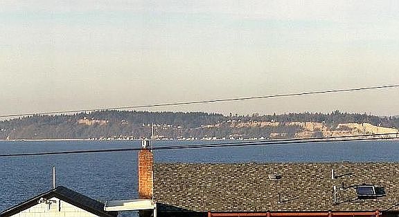 Panoramic view of Islands and Ocean from entire front of house