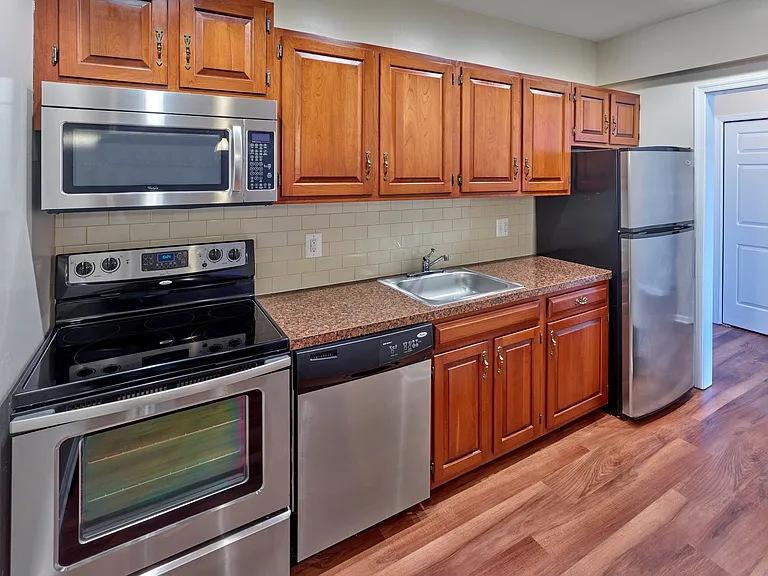 Kitchen with Ample Cabinet Space