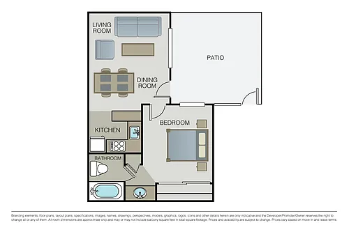 Floor plan The Oak Suite