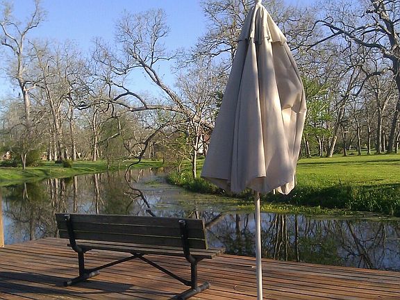 Private lake for fishing 