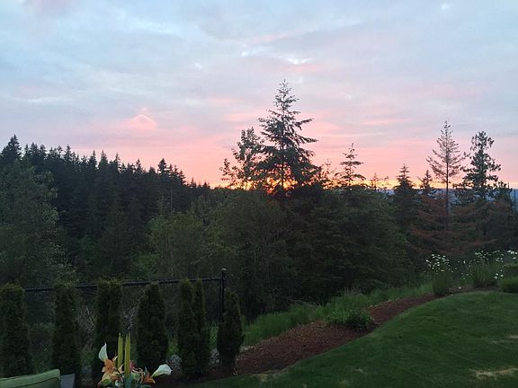 SUNSET VIEW FROM BACK PORCH