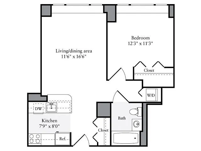 Floor plan 612