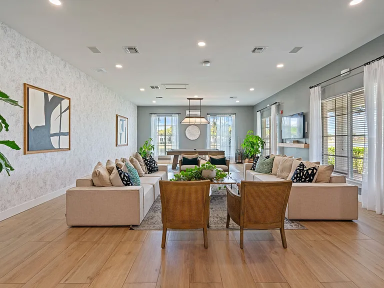 Ample gathering spaces to host friends and family