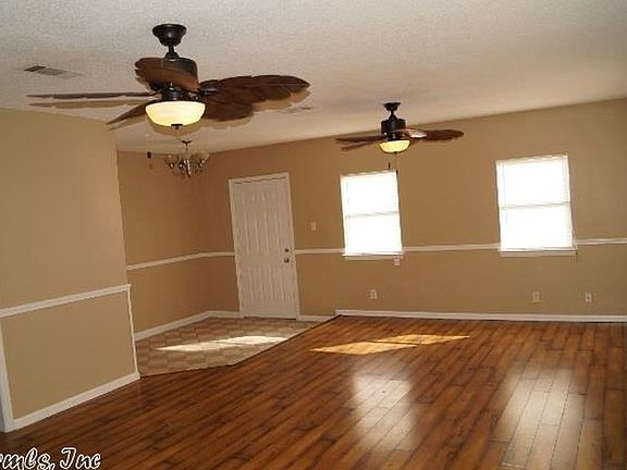 nice fans and wood flooring