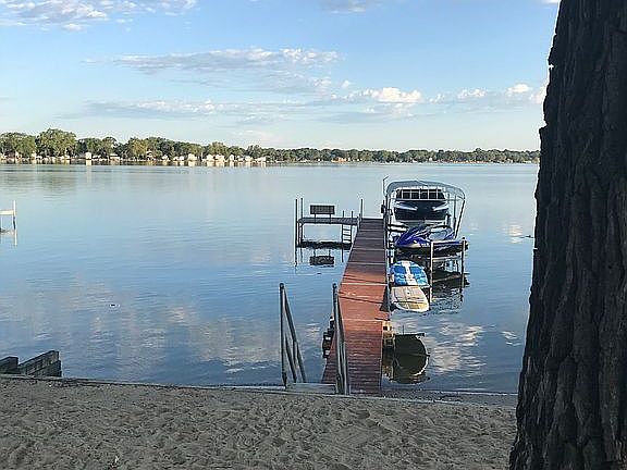 Upper sand beach view.