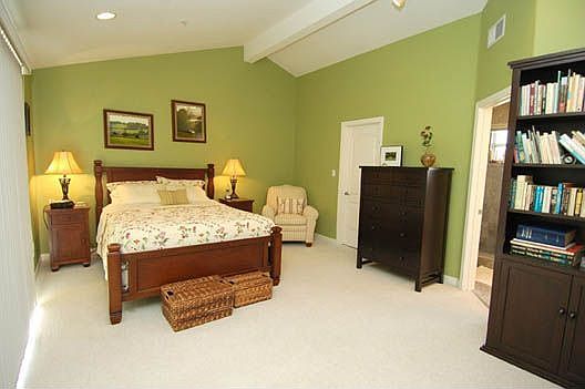 Master suite with walk-in closet and master bath