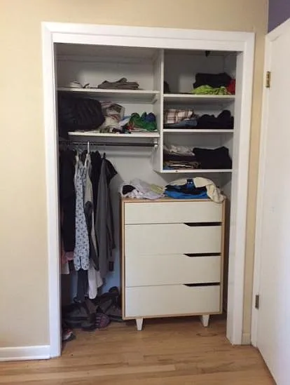 Closets have organizers